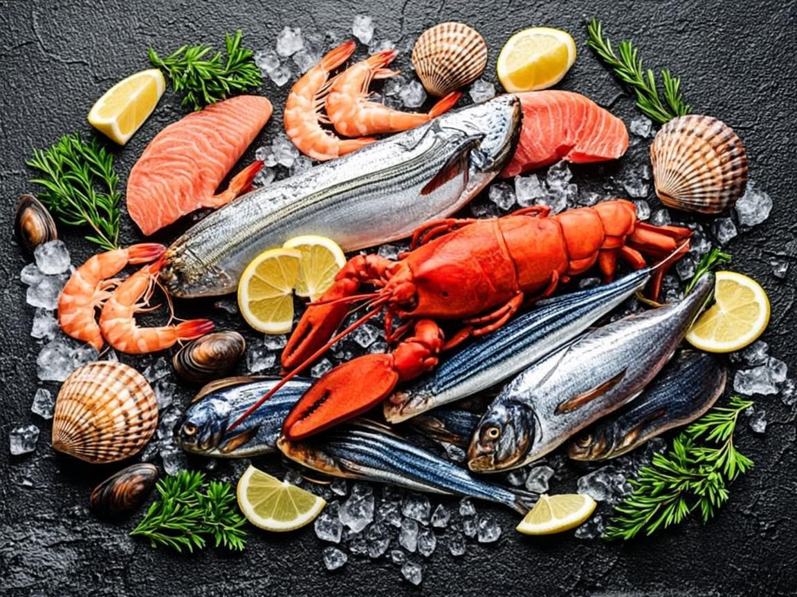 Fruits de mer frais Poissonnerie Or